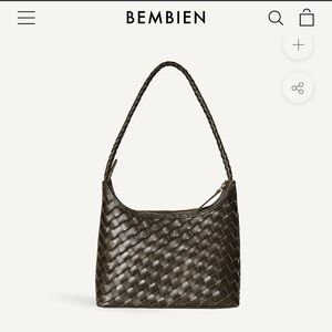 Bembien Marni Woven Shoulder Bag Olive Small Size